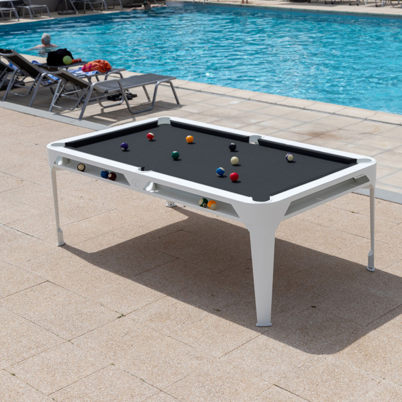 Billard Américain 7ft Hyphen Blanc Cornilleau In et Outdoor - BCH100B