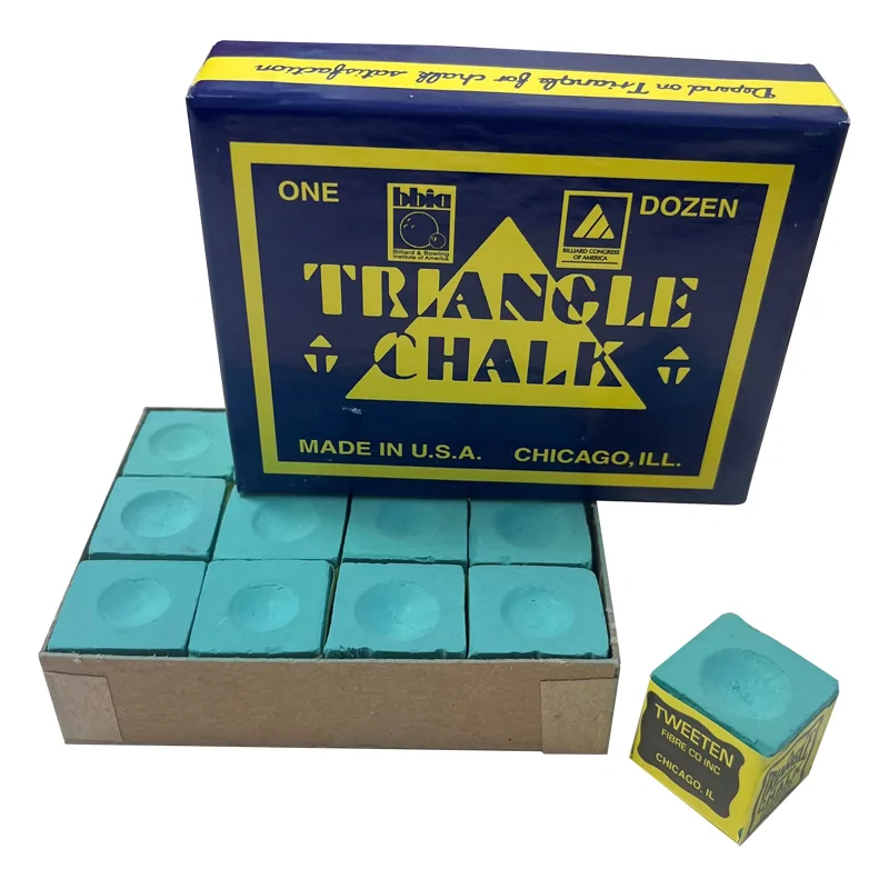 Boîte de 12 craies Triangle verte - B225