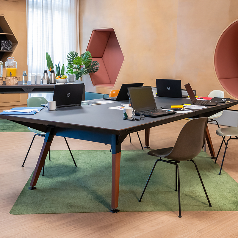 Table de Ping Pong Origin Cornilleau Noire plateau Stone Foncé In & Outdoor - TPO100NS