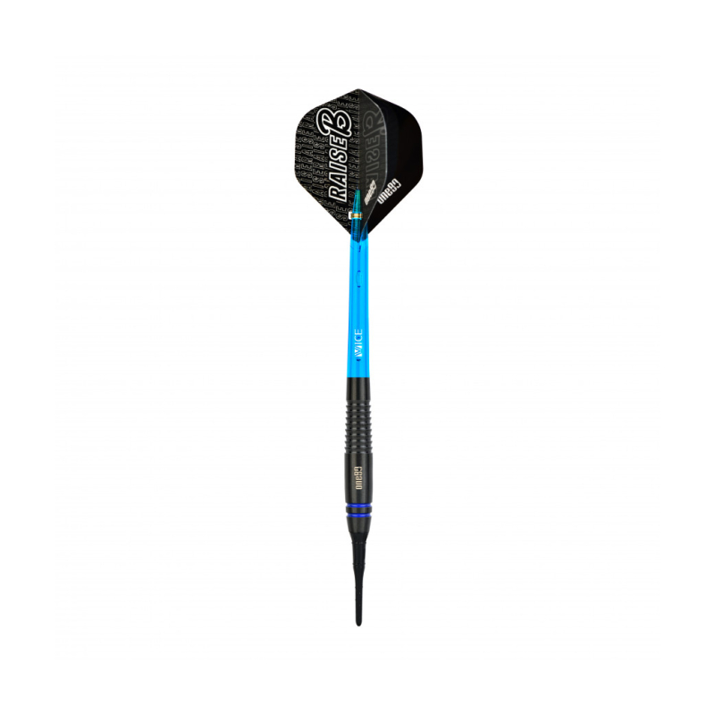 Set de 3 Fléchettes Raise B-BL Bleues 80% Tungstène 17g Soft - D5636BBL