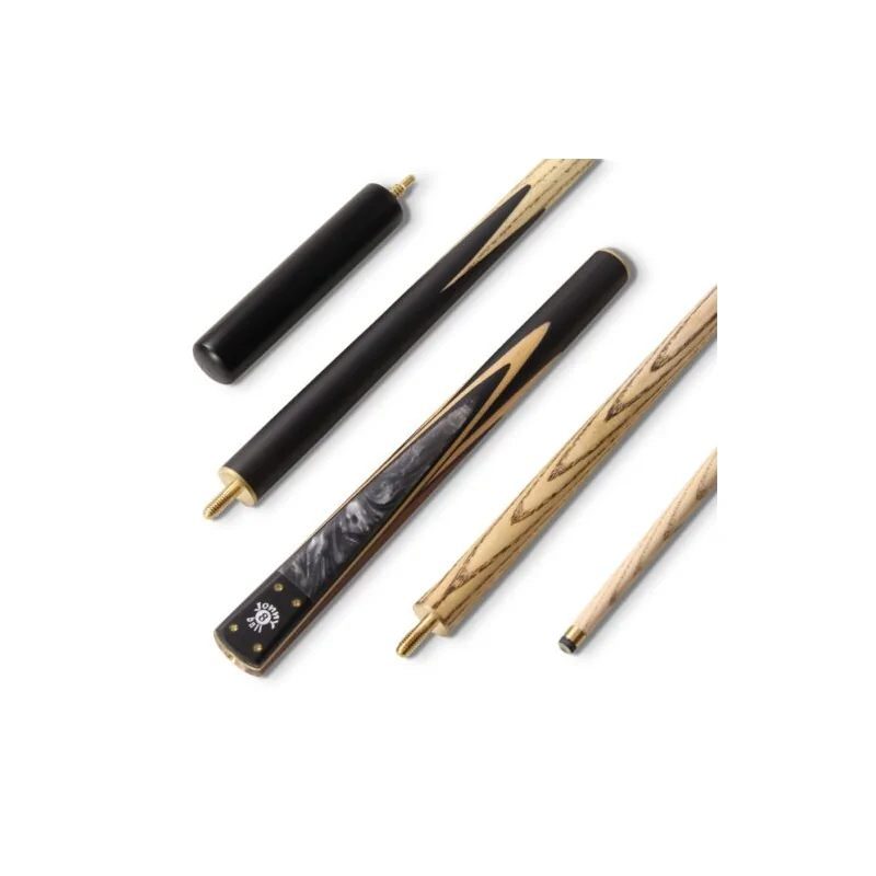 Queue de billard Jonny 8Ball Grey Marble 1/2   3/4 145cm - 9mm Pool et Snooker   Mini Butt - QFC9013