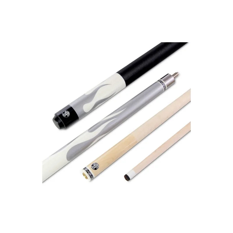 Queue de billard Américain Jonny 8Ball Silver Flame 1/2 - 11mm - QFC1116