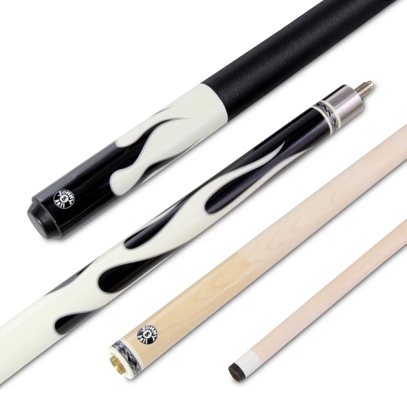 Queue de billard Américain Jonny 8Ball Black Flame 1/2 - 11mm - QFC1117