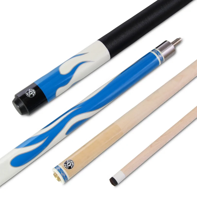 Queue de billard Américain Jonny 8Ball Blue Flame 1/2 - 11mm - QFC1118