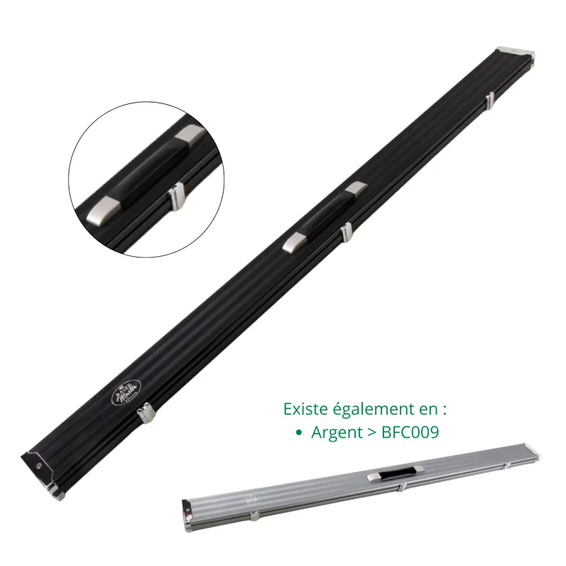 Boîtier Baize Master ProLine Noir pour 3 queues Monobloc - BFC006