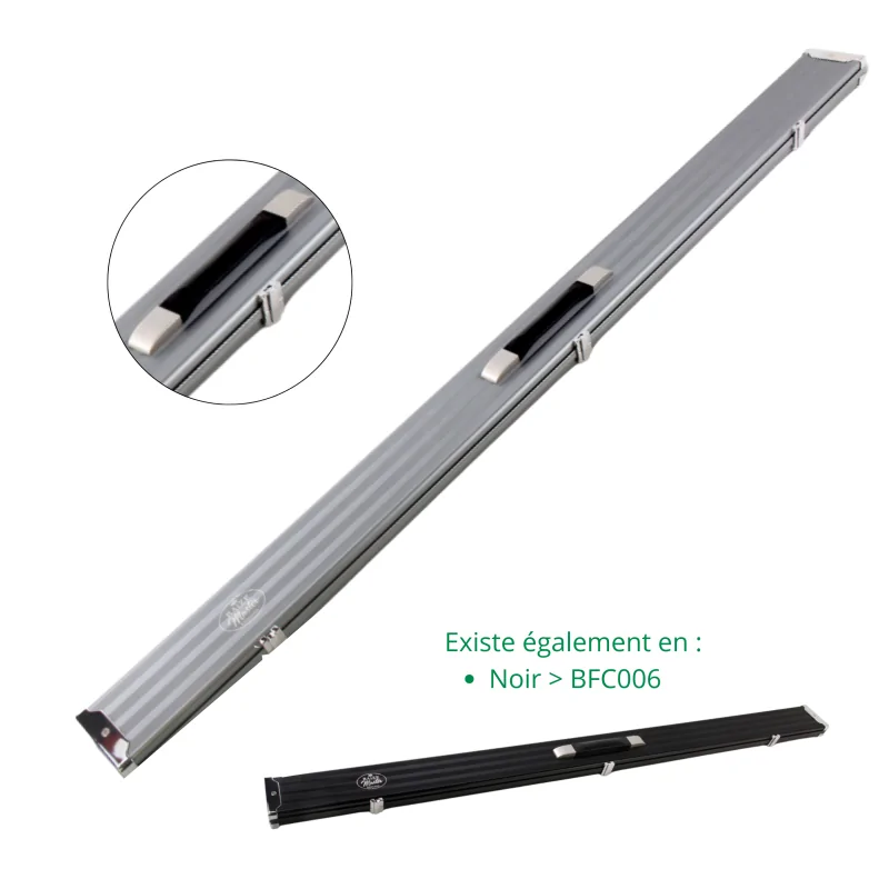 Boîtier Baize Master ProLine Argent pour 3 queues Monobloc - BFC009