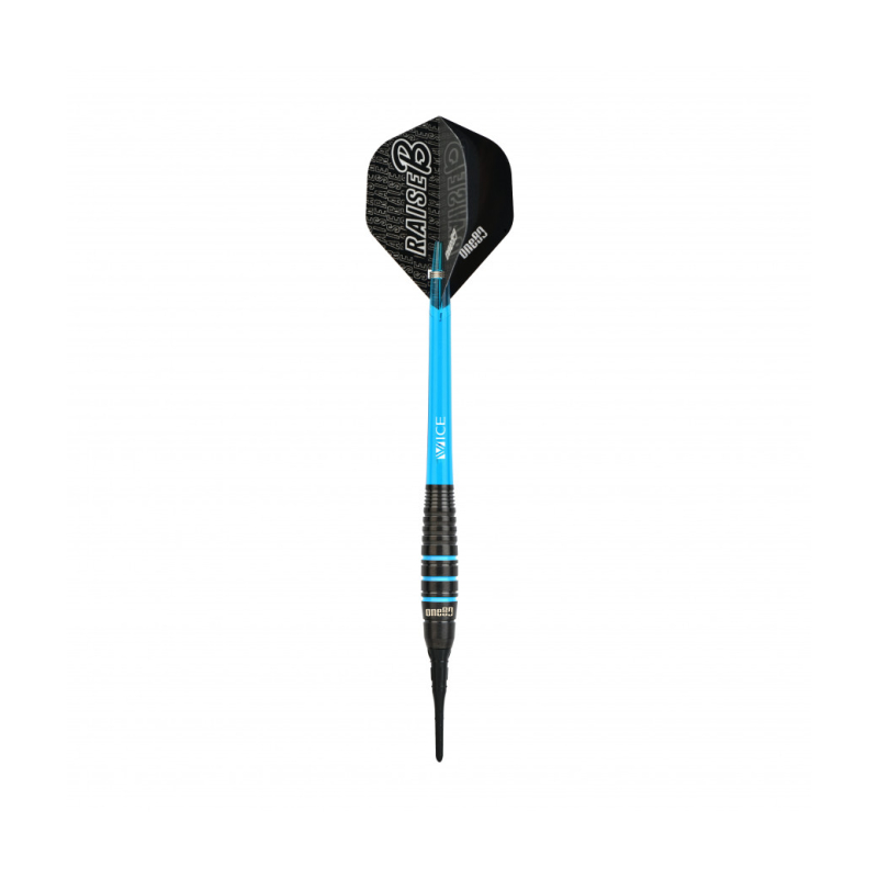 Set de 3 Fléchettes Raise B-AQ Bleues 80% Tungstène 17,5g Soft - D5636BAQ