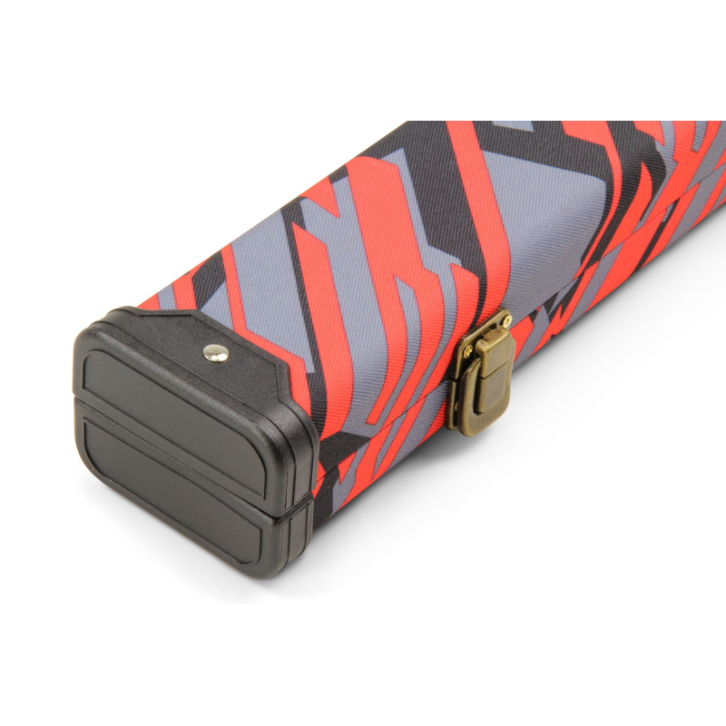 Boîtier Tomahawk Motif Rouge, Gris et Noir pour queue 1/2 - BPM044