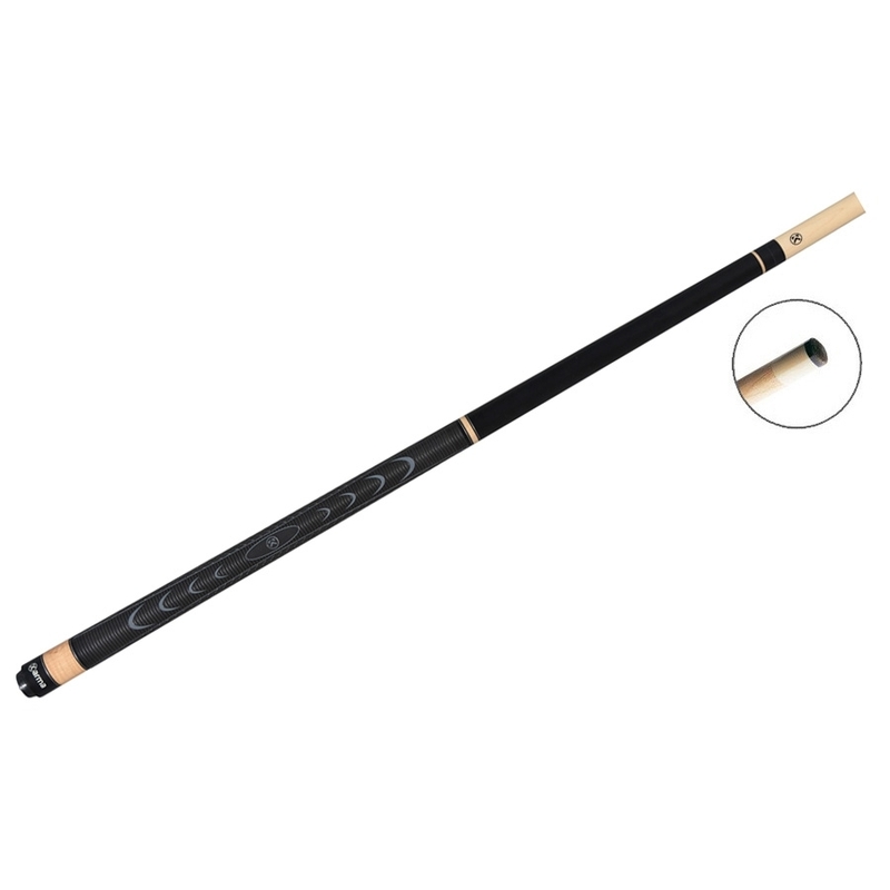 Queue billard Français Karma Satika Noire et Naturel avec grip K2 - K604