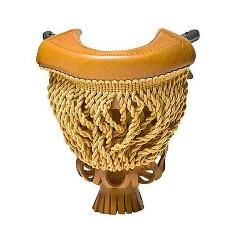 Poche en cuir frangée (1) - W645A