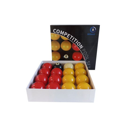 Boule De Billard Blanche à Points Rouges - Diamètre 5,72 Cm, Poids 175 G, En Résine, Pour Entraînement Et Jeu