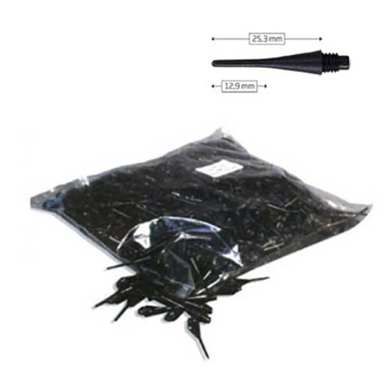 Paquet de 1000 pointes noires Bull's 1/4 - BU602