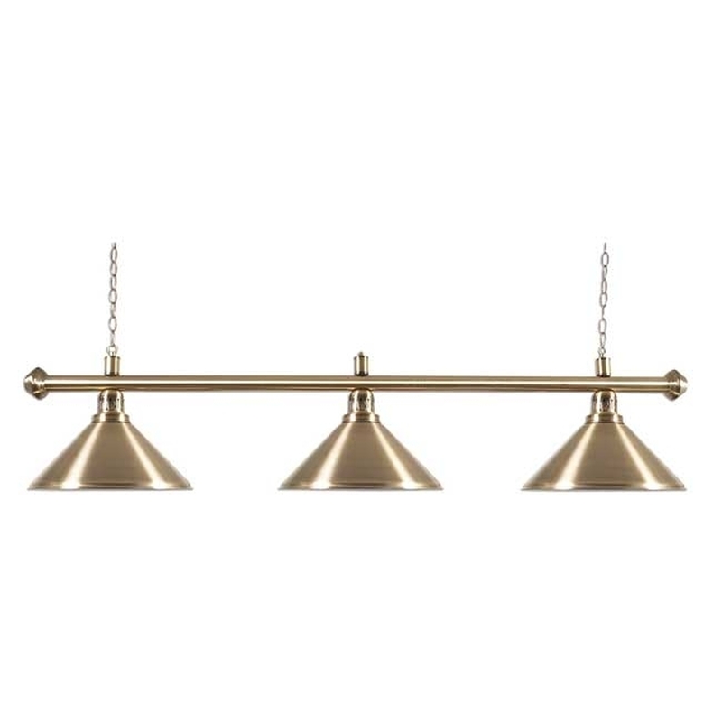 Luminaire 3 globes Laiton Brossé - G147LB