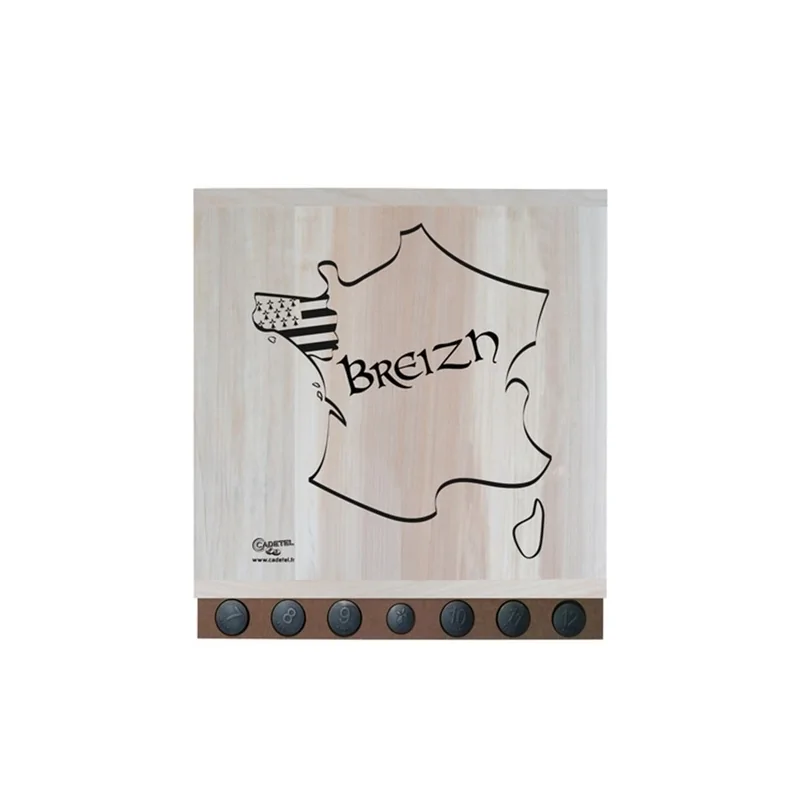 Pack Planche avec sérigraphie Bretagne & Jeu de Palets Bretons - JPA104