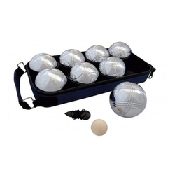 Rally And Roar Jeu De Boules De Pétanque - 8 Balles, Pallino, étui De