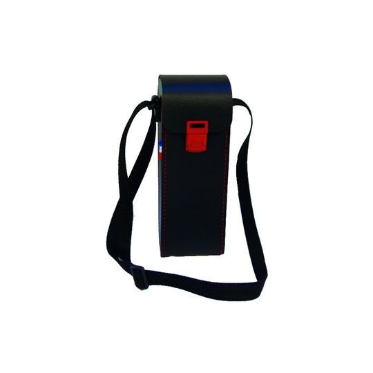 Sacoche noire en cuir pour...