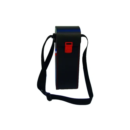 Sacoche noire en cuir pour...