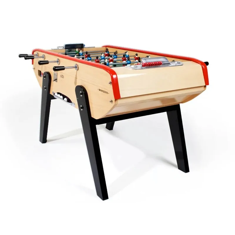 Baby foot Bonzini B60 monnayeur à 1 Euro la partie avec Lignes Blanches disponible immédiatement - W804.1LB