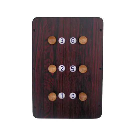 Marqueur pour carambole Acajou