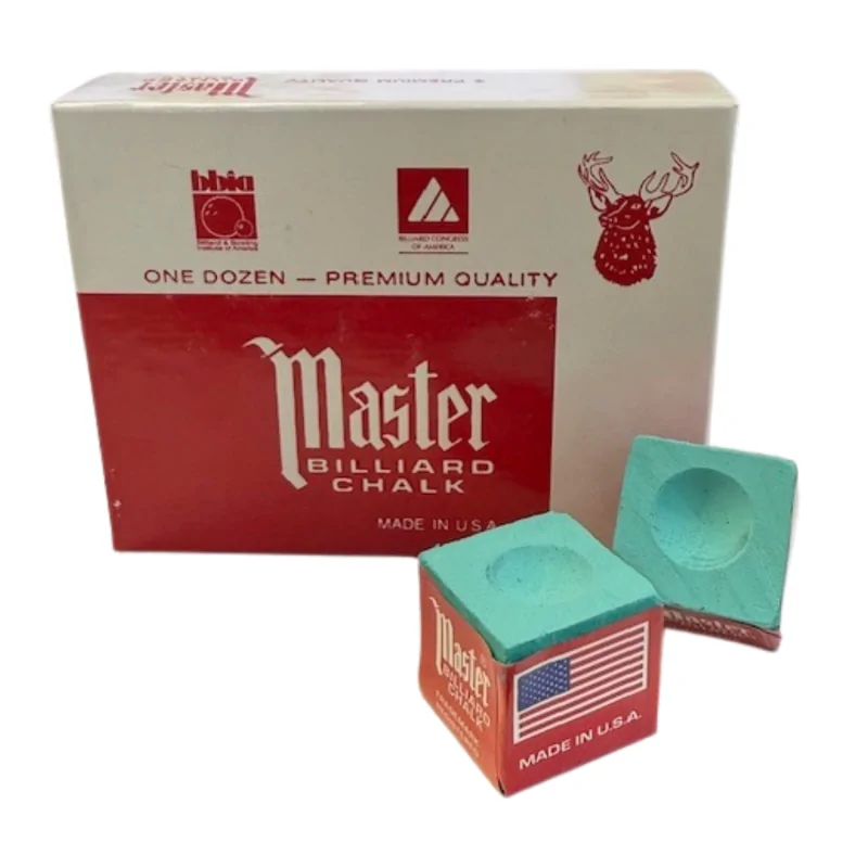 Craie de billard Master Verte par 2 - B217-2