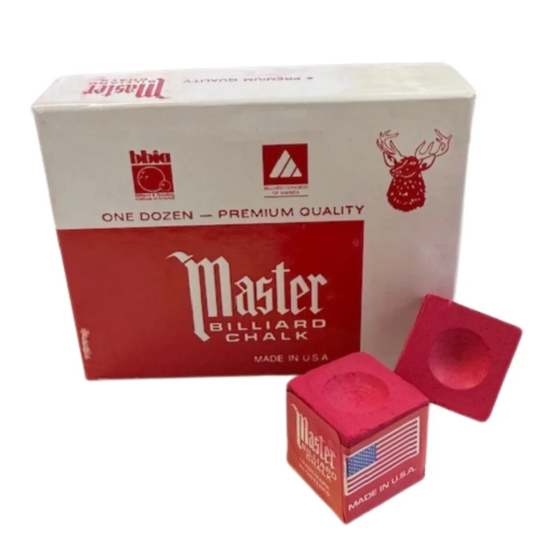 Craie de billard Master Rouge par 2 - B216-2