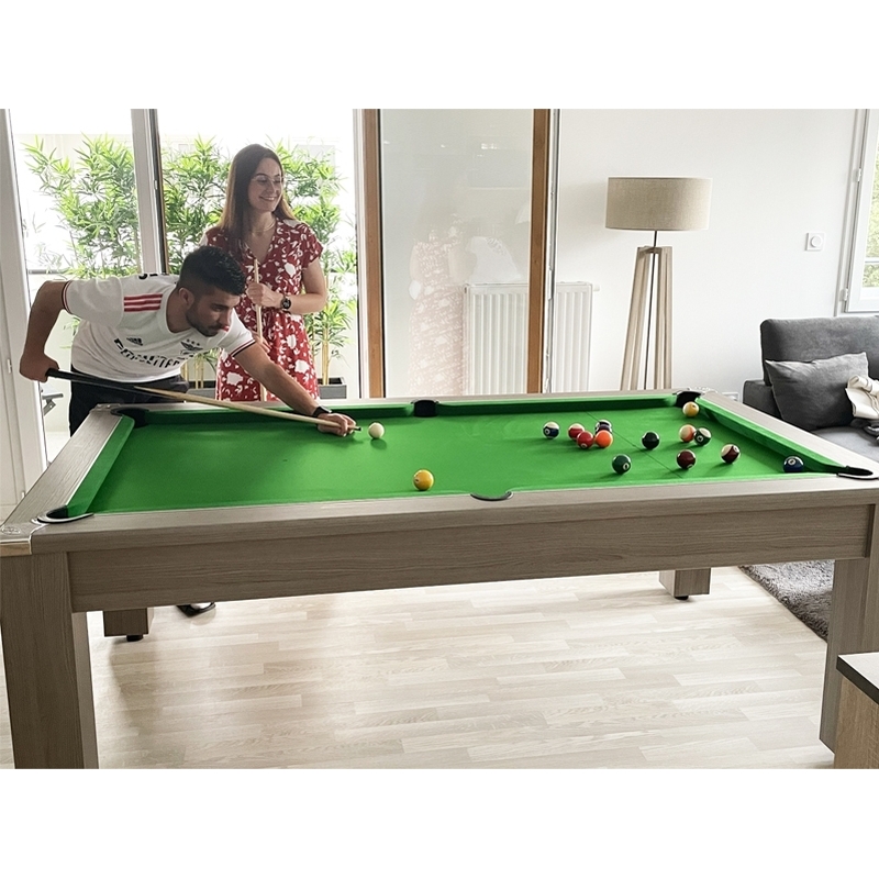 Billard Pool Cardiff 7ft Chêne Gris - B677GC