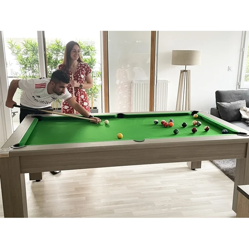 Billard Pool Cardiff 7ft Chêne Gris - B677GC