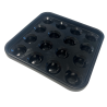 Plateau pour 16 Billes de billard 50,8 mm et 57,2 mm - A221