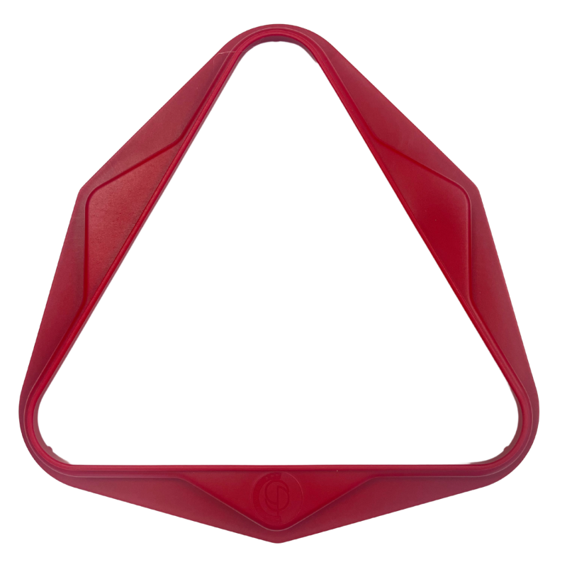 Triangle pour pool anglais en plastique rouge de 50,8 mm - A208R Triangle pour pool anglais en plastique rouge de 50,8 mm - A208R