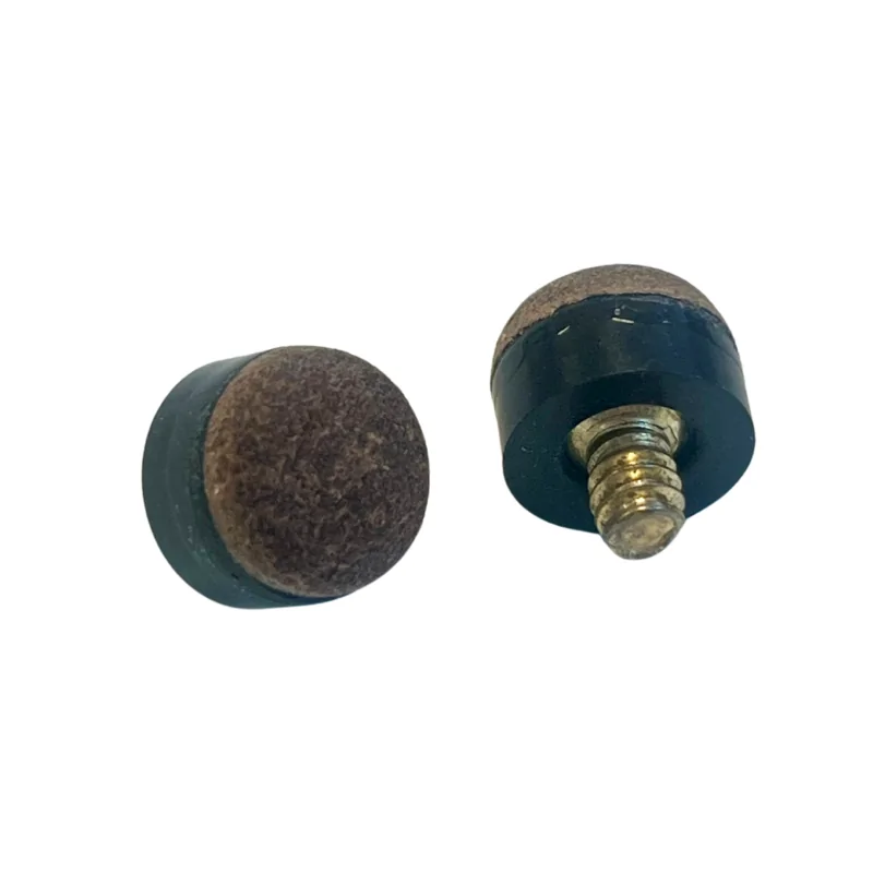 Procédés à visser 12 mm avec vis laiton pour queue de billard standard vendus par 2 - A254C-2