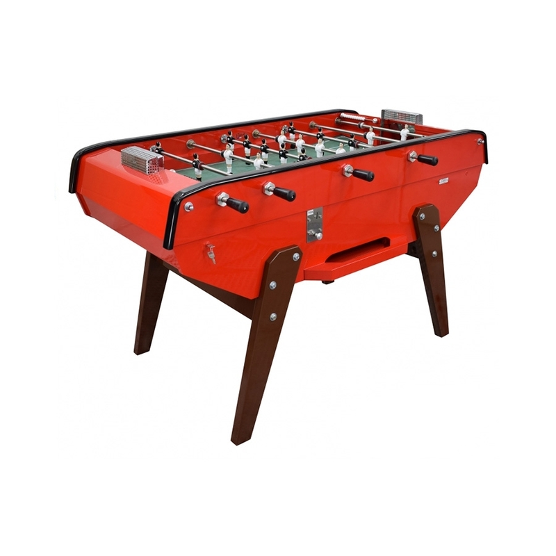 Baby foot PETIOT MONNAYEUR CAFE LAQUE SATINEE ROUGE - W800LSR