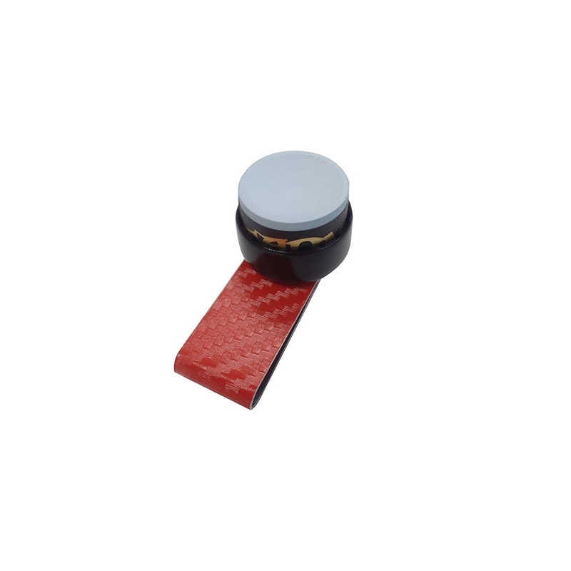 Porte-craie magnétique carbone rouge Taom - A228TR