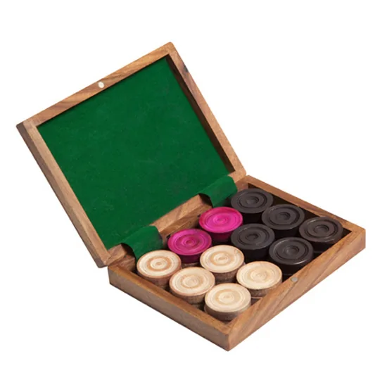 Boîte de pions en bois...