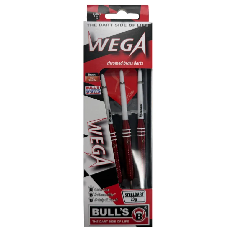 Fléchettes Bull's Wega Acier 23Grs - BU306C