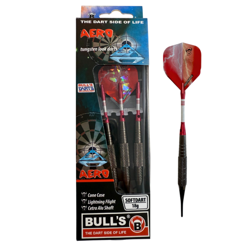 Fléchettes Bull's Aero Soft 18g - BU404A