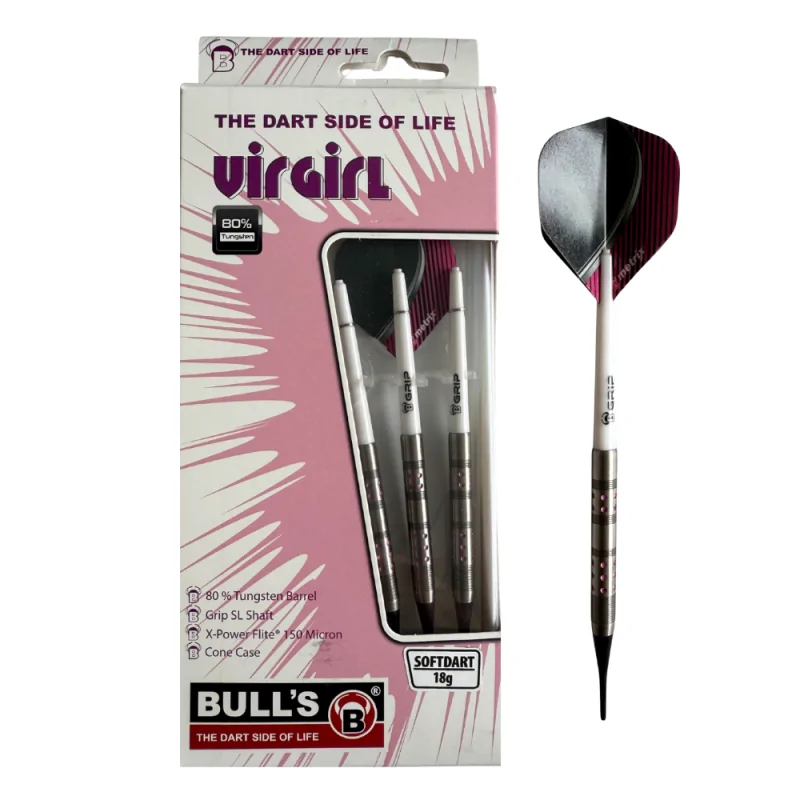 Fléchettes Bull's Virgirl VR1 Soft 18g - BU408