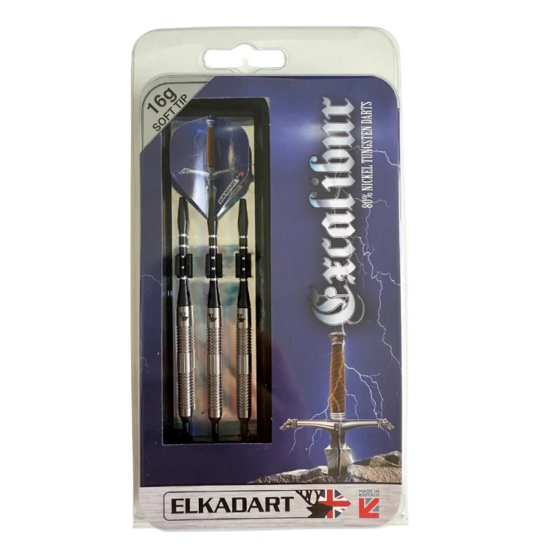 Set de 3 Fléchettes Excalibur 80% Tungtène Soft - 16 grammes - D1516-16