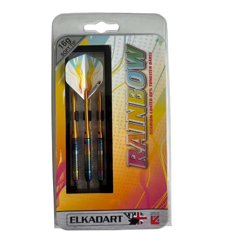 Set de 3 Fléchettes Rainbow 90% Tungtène Soft 16 g - D1524-16
