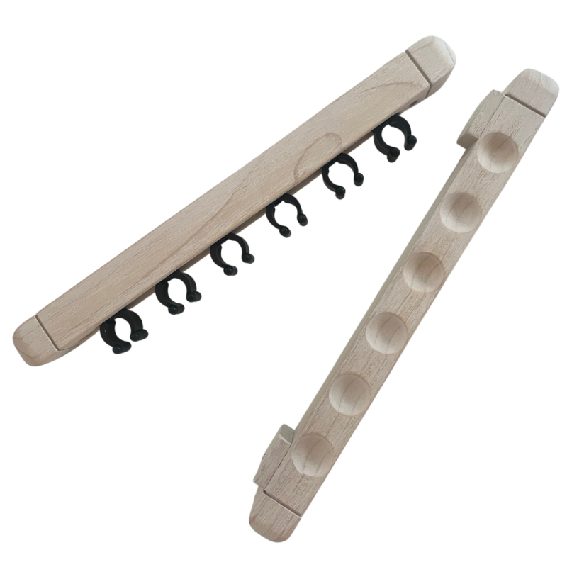 Porte-queues billard mural 6 Queues Blanc - A310B