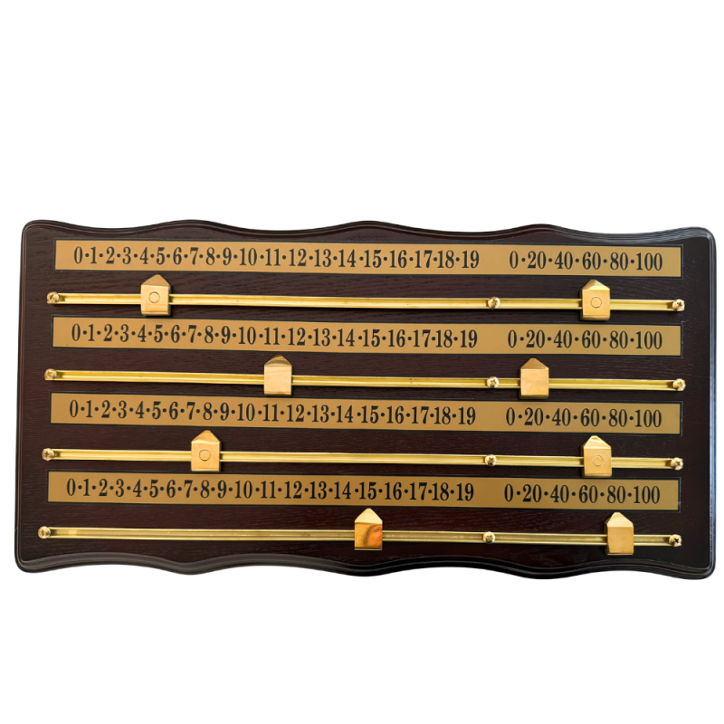 Marqueur 4 joueurs Acajou - A322