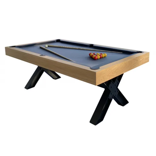 Billard Pool Wood & Steel...