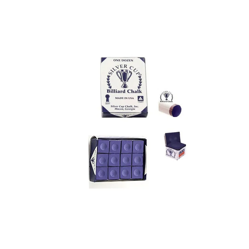 Boîte de 12 craies Silver Cup Violet - B208VI