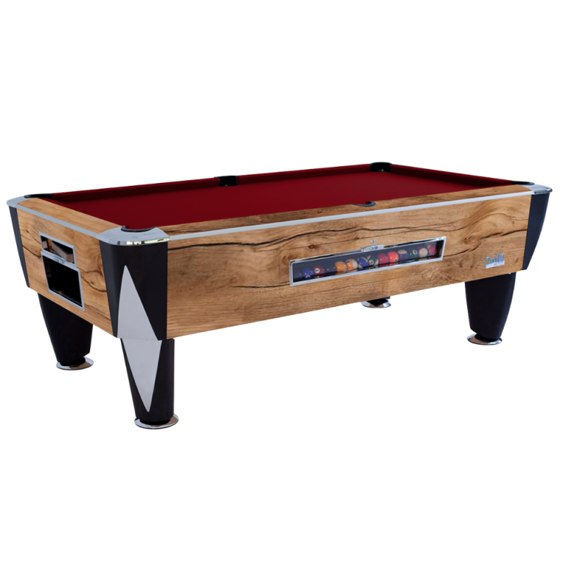 Billard Pool Atlantic Baccata 7ft à monnayeur électronique - W946B