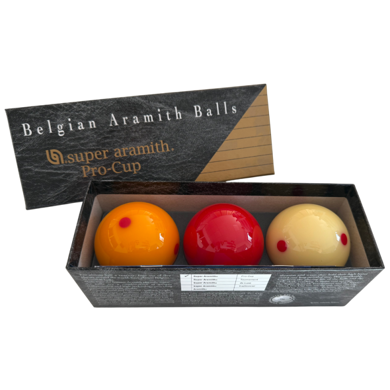 Billes Super Aramith Pro Cup 61,5 mm Carambole - A129