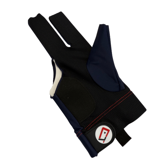 Gant De Billard Cuetec Axis - Taille XL Pour Gaucher (main Droite), Bleu, Amélioration De La Glisse