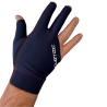 Gant de billard Cuetec Axis Bleu - 3 Doigts - GAUCHER (main droite) - Taille L - B338GB-L