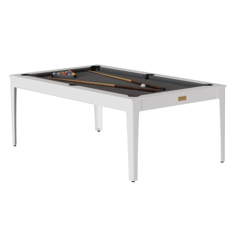 Billard Américain ELAN Blanc pieds blancs René Pierre - BRP900BB