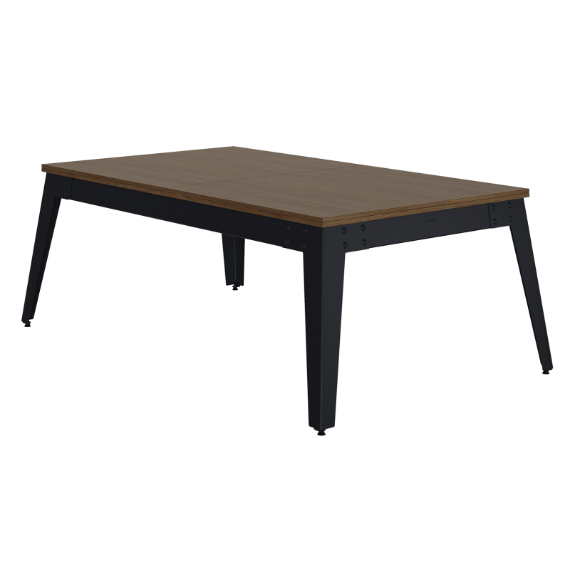 Billard Américain STEEL Chataignier pieds noirs René Pierre - BRP500CN