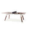 Table de Ping Pong You and Me 220 Convertible Noyer et Blanc - TPN220B