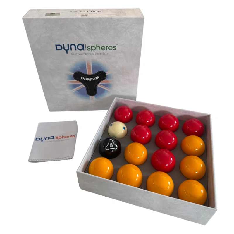 Billes de billard Pool DynaSpheres 50,8 mm Osmium - A112D